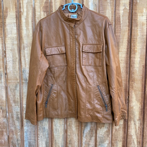 chicos leather jacket